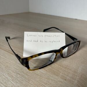 Ray-Ban RB5136 2290 Eyeglasses Tortoise Shell Black Frames Titanium 53-16-130